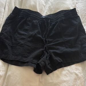 Women's Black Casual Shorts